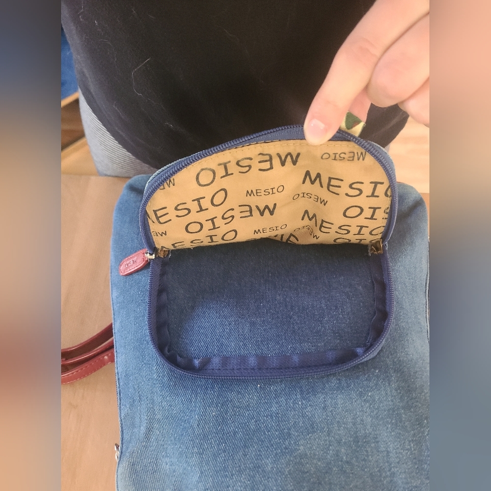Mesio mini jean backpack